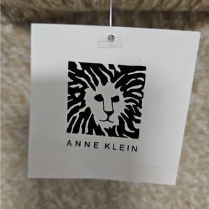 Anne Klein Beige Turtleneck Sweater